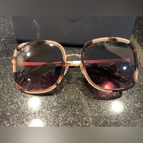 Maui Jim Pua Tortoise Sunglasses, NWOT - Picture 5 of 11